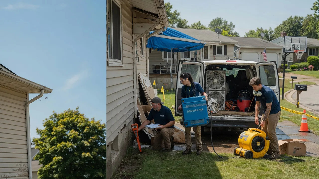 Ceiling Leak Cleanup in Kingsville, MD near me