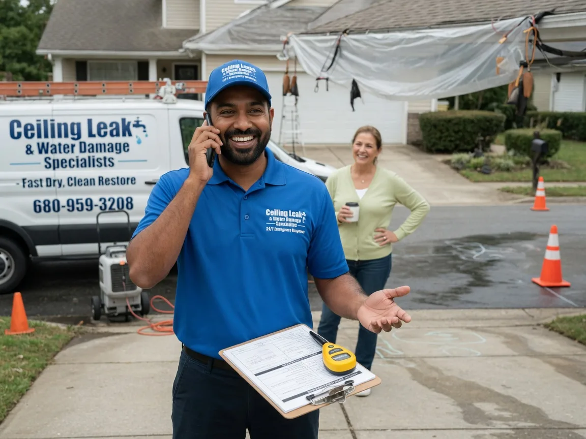 Ceiling Leak Cleanup Kingsville, MD FAQs